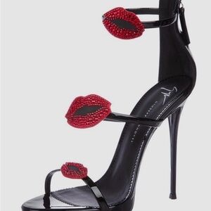 Giuseppe Zanotti HARMONY BOUCHE Red Lip Sandal